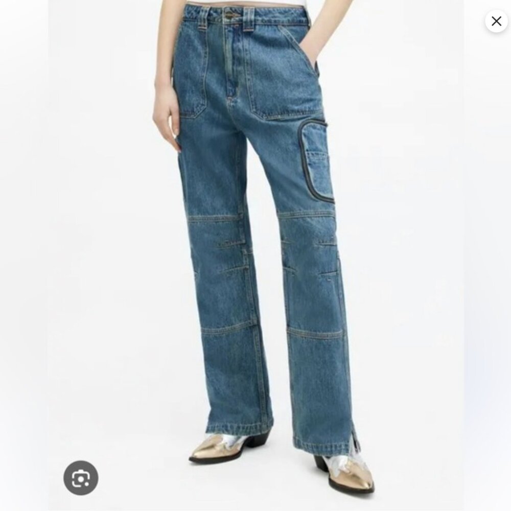 All Saints Denim Cargo Jeans